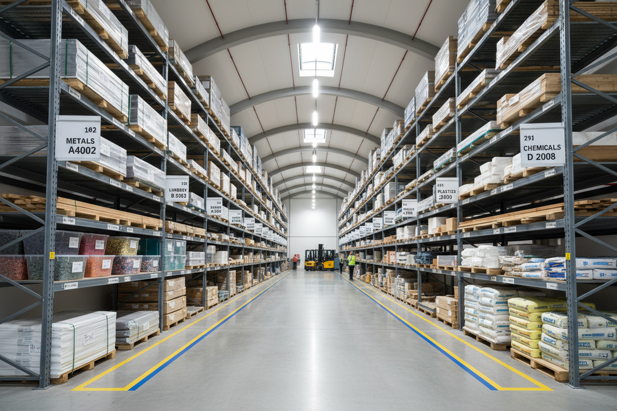 raw materials warehouse